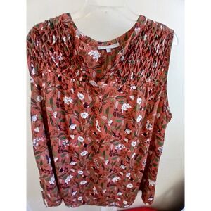 Daniel Rainn Womens Tank Top Plus Sz 2X  Sleeveless Print Top